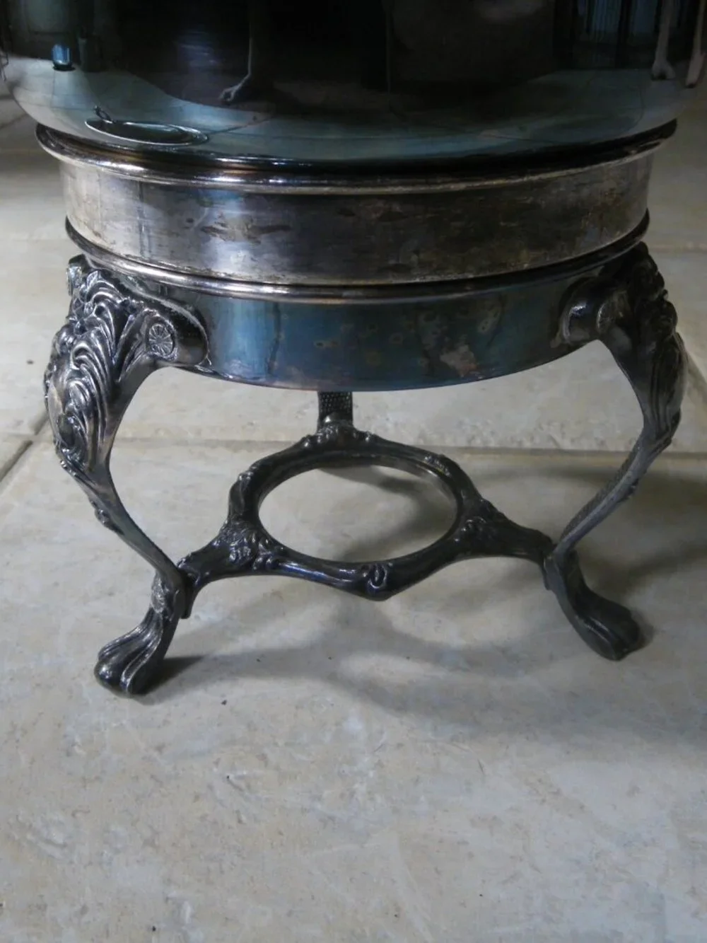 Vintage Silver Plate Elegant Classic Serving Warm Covered Bowl